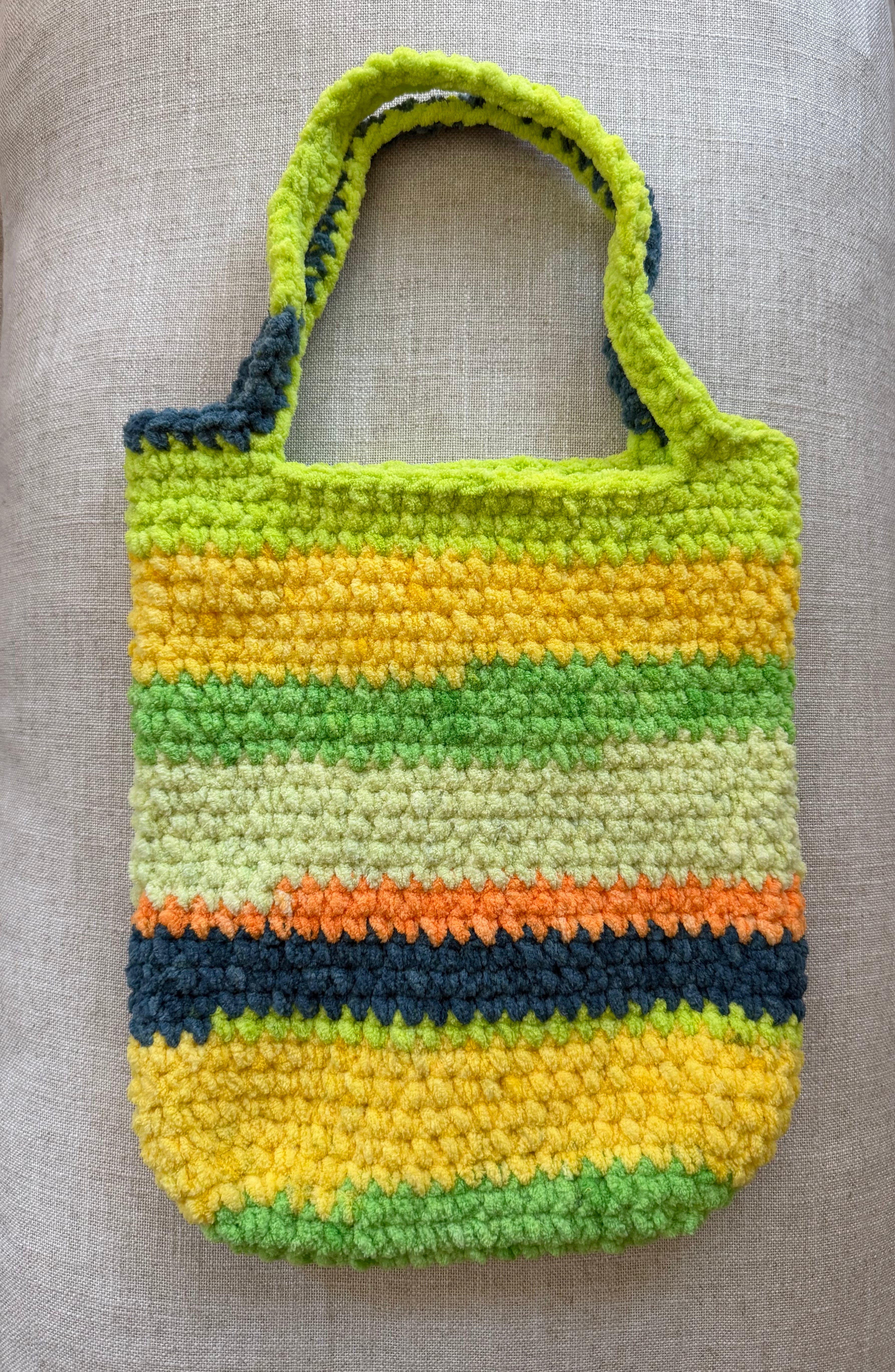 Lime Sorbet Velvet Tote 💚